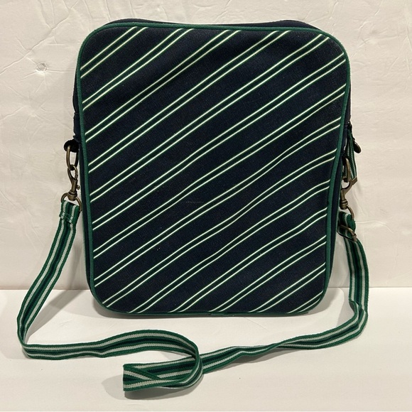 AMERICAN EAGLE OUTFITTERS LAPTOP MESSENGER CROSSBODY STRIPED PADDED BAG - Picture 3 of 9